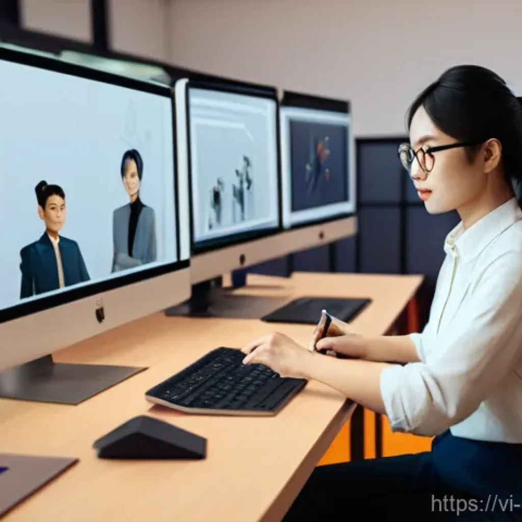캐릭터 디자인 업계 멘토링 기회 - **Prompt 1: Collaborative Character Design in a Modern Studio**
"A wide-angle, highly detailed d...