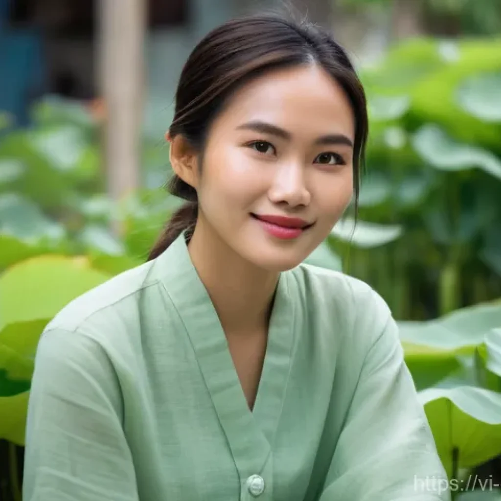 캐릭터 디자인의 고객 인터뷰 활용 사례 - **Prompt:** A vibrant, spirited young Vietnamese woman, in her early twenties, radiating optimism an...