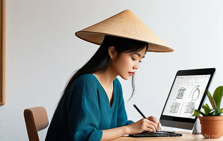 캐릭터 디자인 프리랜서 커뮤니티 추천 - Prompt 1: Freelance Character Designer in a Vietnamese Home Studio** 캐릭터 디자인 프리랜서 커뮤니티 추천 - Prompt 1: Freelance Character Designer in a Vietnamese Home Studio**