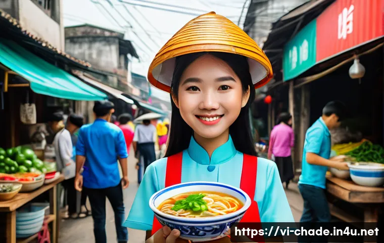 캐릭터 디자인과 브랜드 아이덴티티 협업 - A friendly and approachable Vietnamese mascot character designed for a food brand, wearing tradition...